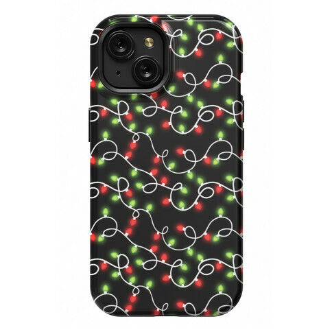 Christmas Lights Pattern Phone Case